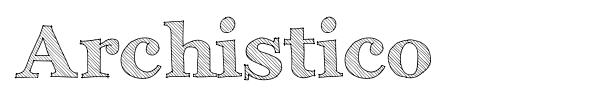 Archistico font preview